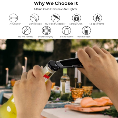 Ultima Cosa Electronic USB Rechargeable UC-ELP Arc Lighter Plus