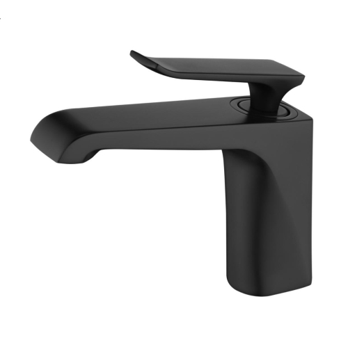 MAX Faucets Modern Bathroom Faucet Single Handle Matte Black