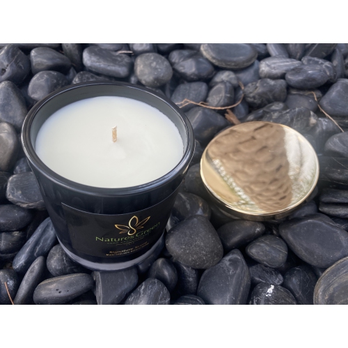 V For Vibes Hemp Candle, Aromatherapy Candle - Nature's Green