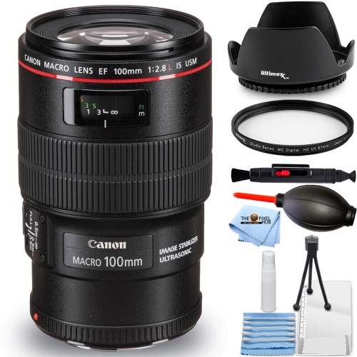 Canon EF 100mm f/2.8L Macro IS USM Lens 3554B002 - Essential Canon EF 100mm f/2.8L Macro IS USM Lens 3554B002 - Essential