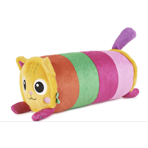 Gabby's Dollhouse, 8-inch Pillow Cat Purr-ific Plush Toy