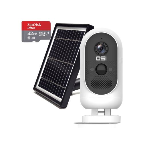 BESTA - Caméra de surveillance solaire à énergie solaire IP66