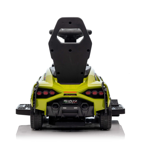 KidsVIP Kids Ride On Lamborghini Sian Push Car - Fun Riding Toy for Kids and Toddlers with Lights, Music Player and Detachable Parent Push Handle