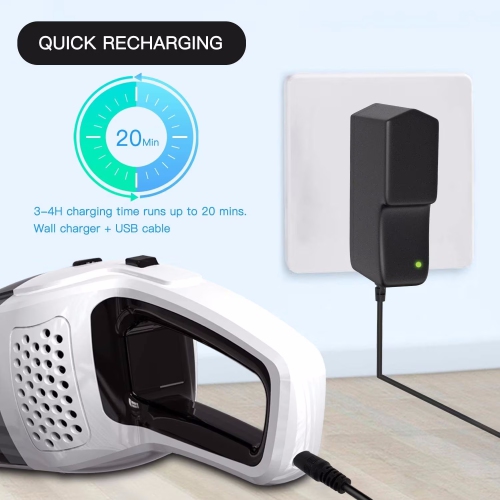 NIERBO DC 12V Portable Car Vacuum Cleaner, Strong Suction High Power Hand Vacuum, Lightweight Dry Wet Amphibious Vehicle Cleaner