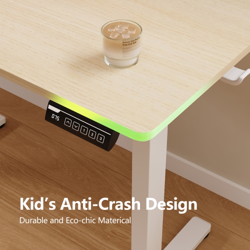 IMGadgets Standing Electric Adjustable Desk with Table Top 47” x 24” | Height Adjustable Desk for Work and Home | 3-Memory Settings, Min Height 28.3"