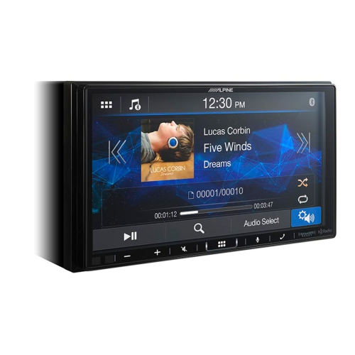 Récepteur multimédia Shallow-Chassis ILX-407 7 d'Alpine + trousse d'outils IBR-TLKT de Metra pour installation stéréo de véhicule + ensemble