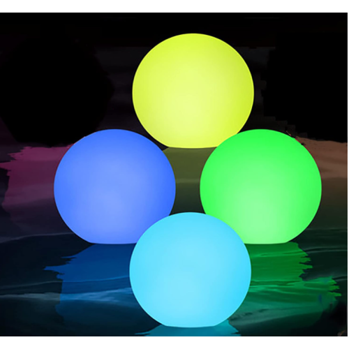 CHAKEV  Floating Pool Lights, 16 Colors Led Glow Pool Ball Lights With Remote, Ip65 Waterproof Led Ball Lights Hot Tub Lights for Pool, Garden, Backyard, Pond, Party Decor 1Pack