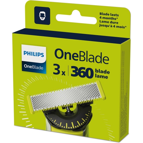 Philips OneBlade 360 Flex, Replacement Blade (QP430/50) - 3 Pack
