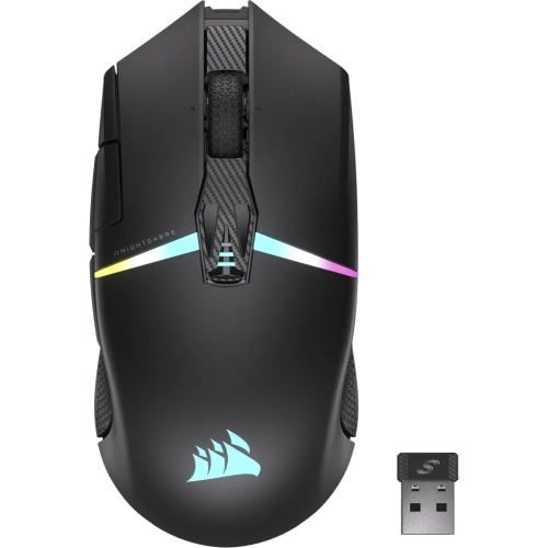 CORSAIR  Nightsabre Wireless RGB Gaming Mouse - Hyper-Fast, 26K Dpi, 11 Programmable Buttons