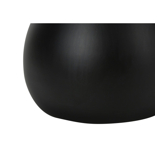 Monarch Specialties I 9639 - Lighting, Set Of 2, 18"H, Table Lamp, Black Metal, Ivory / Cream Shade, Contemporary