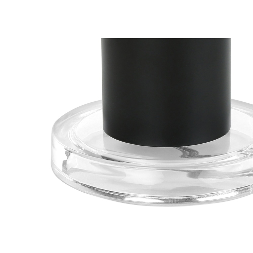 Monarch Specialties I 9658 - Lighting, 28"H, Table Lamp, Black Metal, Black Shade, Contemporary, Modern