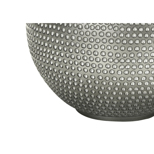 Monarch Specialties I 9653 - Lighting, 19"H, Table Lamp, Grey Resin, Ivory / Cream Shade, Modern