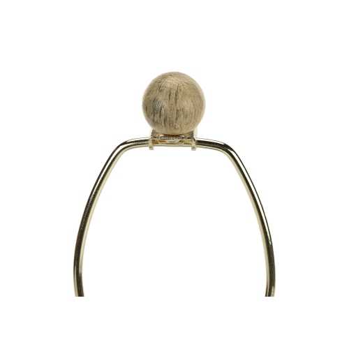 Monarch Specialties – Lampe de table I 9606, éclairage, 25 haut., abat-jour noir, résine brune, contemporain