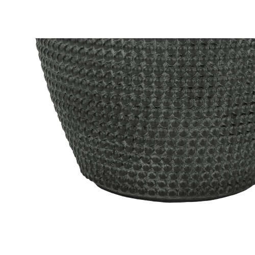 Monarch Specialties I 9655 - Lighting, 24"H, Table Lamp, Black Resin, Ivory / Cream Shade, Contemporary