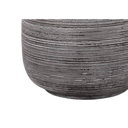 Monarch Specialties I 9633 - Lighting, 19"H, Table Lamp, Grey Ceramic, Ivory / Cream Shade, Contemporary