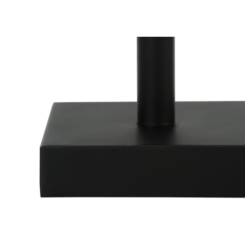 Monarch Specialties I 9650 - Lighting, Set Of 2, 17"H, Table Lamp, Usb Port Included, Black Metal, Beige Shade, Contemporary