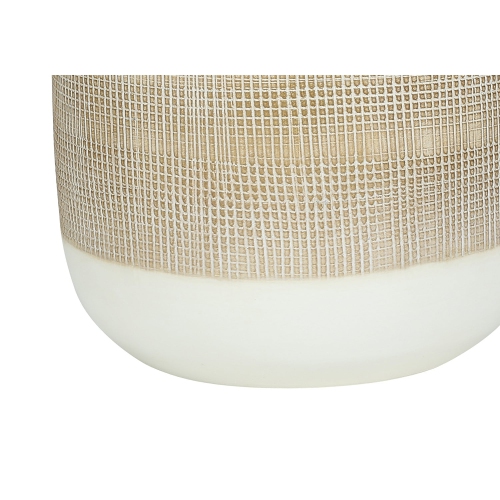 Monarch Specialties I 9724 - Lighting, 27"H, Table Lamp, Cream Ceramic, Beige Shade, Contemporary
