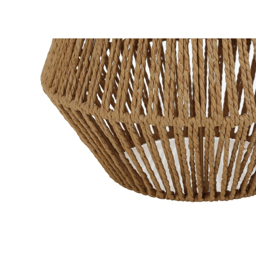 Monarch Specialties I 9628 - Lighting, 22"H, Table Lamp, Brown Rope, Beige Shade, Transitional