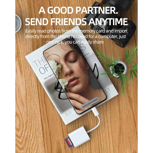 USB C to Micro SD and SD TF Memory Card Reader Adapter Universal Compatibility Compatible with Samsung, Google, Cell Phones with USB C input, Pad