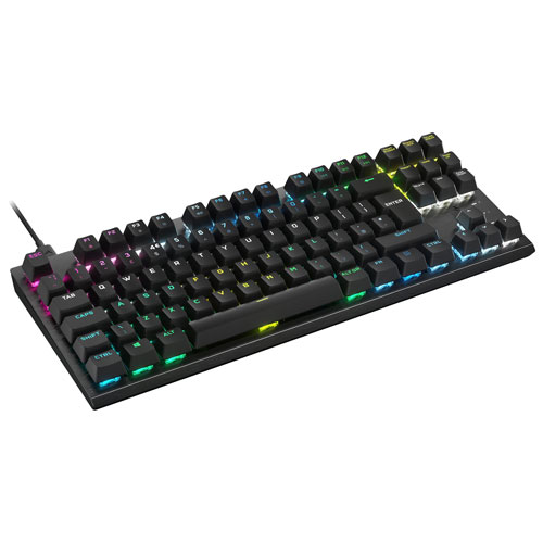 Clavier de jeu mécanique optique sans pavé numérique rétroéclairé RVB K60 PRO de Corsair