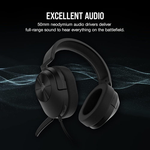 Corsair HS55 Stereo Gaming Headset - Carbon