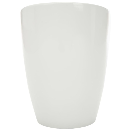 vidaXL Storage Stool White and Red Faux Leather