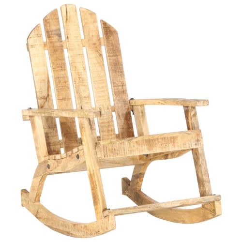 VIDAXL  Garden Rocking Chair Solid Wood In Mango