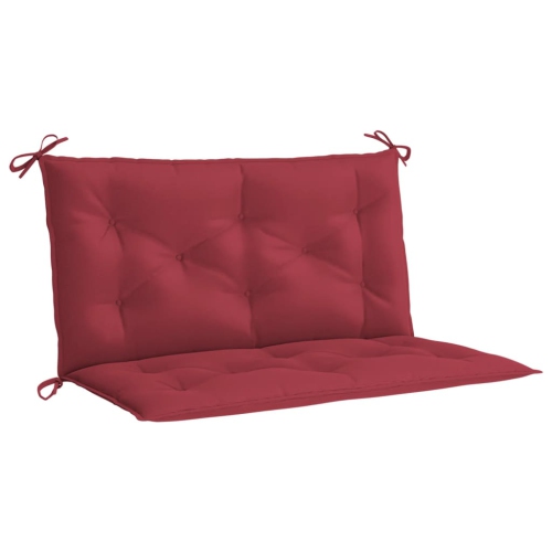 VIDAXL  Garden Bench Cushions 2 PCs Wine Red 100X50X7Cm Oxford Fabric