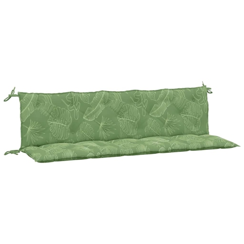 VIDAXL  Indoor/outdoor Bench Cushions 2 PCs, Water-Repellent, Lead Pattern 70.9"x19.7"x2.8"