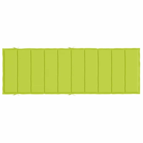 Coussin de chaise longue vidaXL en tissu Oxford 186 x 58 x 4 cm vert vif