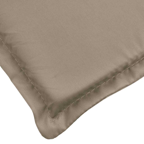 Coussin de chaise longue vidaXL en tissu 186 x 58 x 4 cm Oxford taupe