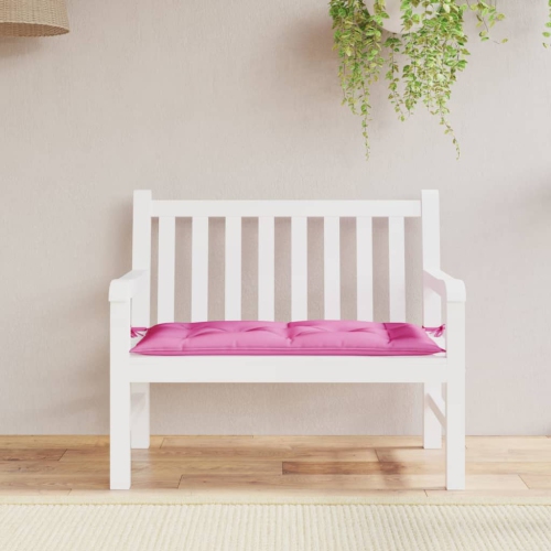 vidaXL Garden Bench Cushion Pink 100x50x7 cm Oxford Fabric