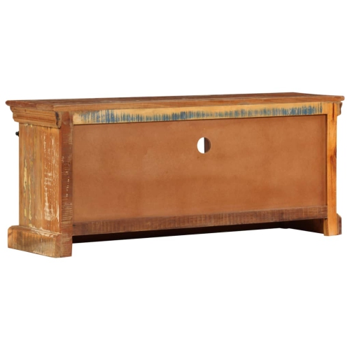 vidaXL TV Cabinet 43.3"x11.8"x17.7" Solid Reclaimed Wood
