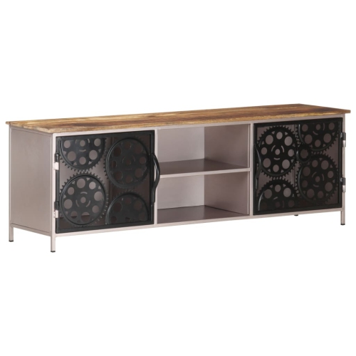 vidaXL TV Cabinet 47.2"x11.8"x15.7" Rough Mango Wood