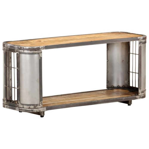 Image 1 de 6.. Meuble pour téléviseur 35,4 x x11,8 x x15,7 po en bois de manguier massif de vidaXL