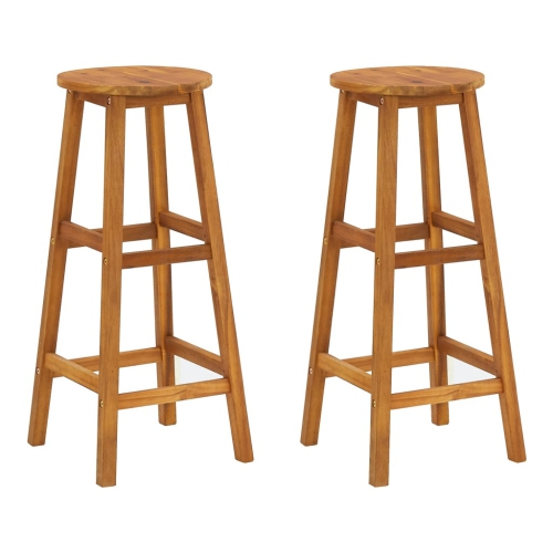 vidaXL 3 Piece Garden Bar Set Solid Wood Acacia