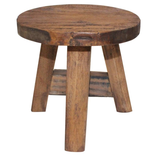 VIDAXL  Stool Solid Wood In Mahogany