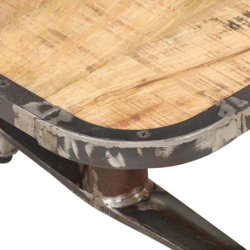 vidaXL TV Cabinet 63"x11.8"x15.7" Solid Mango Wood