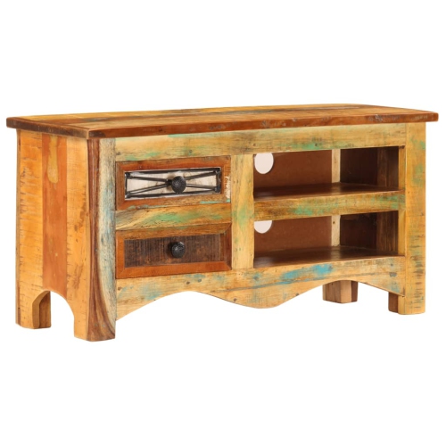 VIDAXL  " Tv Cabinet 31.5""x11.8""x15.7"" Solid Reclaimed Wood"