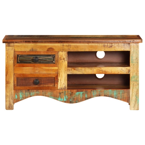 vidaXL TV Cabinet 31.5"x11.8"x15.7" Solid Reclaimed Wood
