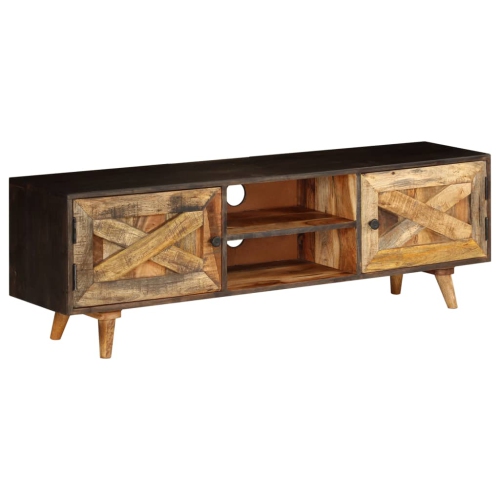 vidaXL TV Cabinet Solid Mango Wood 55.1"x11.8"x17.7"