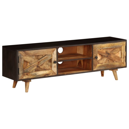 vidaXL TV Cabinet Solid Mango Wood 55.1"x11.8"x17.7"