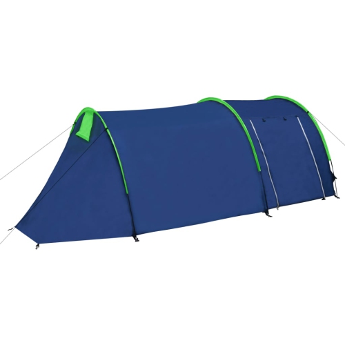 VIDAXL  Camping Tent 4 Persons Navy Blue/green