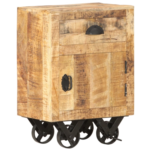 Image 1 de 10.. Armoire de chevet vidaXL 40 x 30 x 30 x 57&nbsp;cm bois de manguier massif