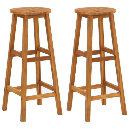 vidaXL 3 Piece Garden Bar Set Solid Wood Acacia