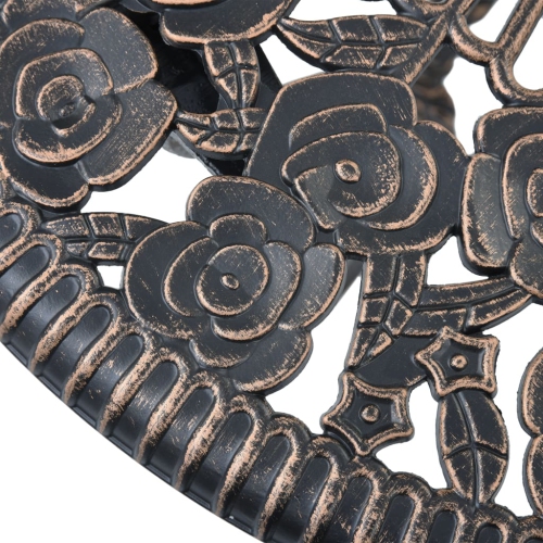 vidaXL 3 Piece Bistro Set Cast Aluminium