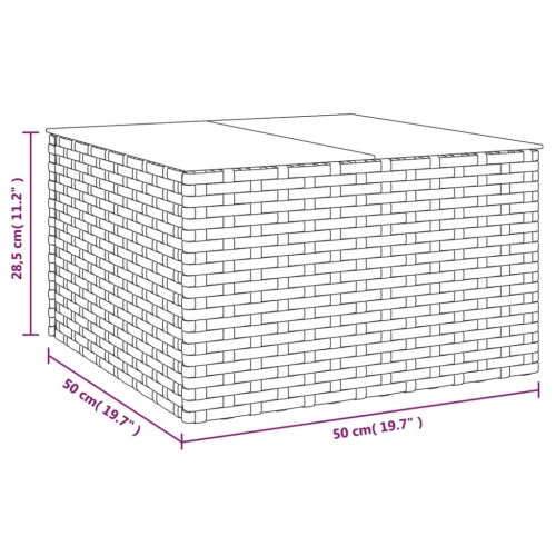 Ensemble de salon de jardin de 2 pièces avec coussins en poly rotin noir de vidaXL