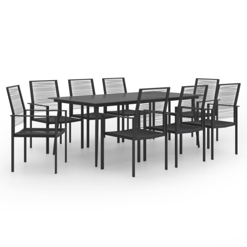 VIDAXL  9 Piece Garden Dining Set