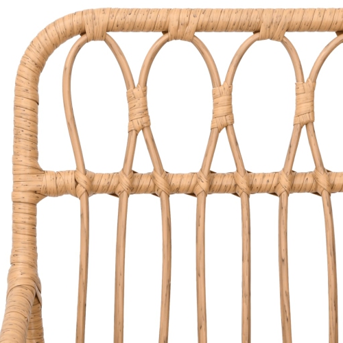 Ensemble de salle à manger de jardin en poly rotin de 5 pièces vidaXL