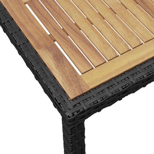 Ensemble de patio de 7 pièces avec coussins en rotin synthétique vidaXL